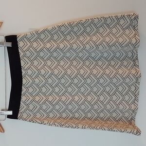 NWT Gilli Shelly Printed A Line Skirt Black and White Size‎ Small